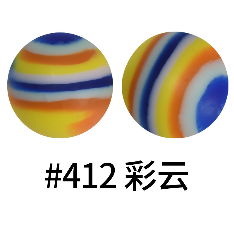 Wholesale 50pcs 16mm Print Silicone Beads Colorful Silicone Water Transfer Beads